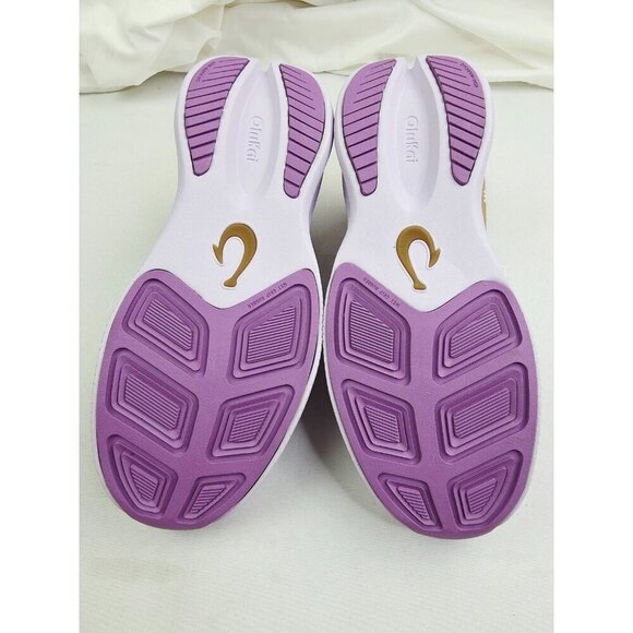 Olukai Island Hopper Size 8 Womens Lilac Crushed Grape Low Lace Fashion Sneakers - Picture 9 of 14